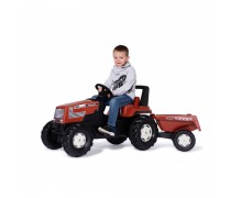 Vaikiškas minamas traktorius su priekaba vaikams nuo 3 iki 8 m. | Farmtrac Fiat Centenario | Rolly Toys 